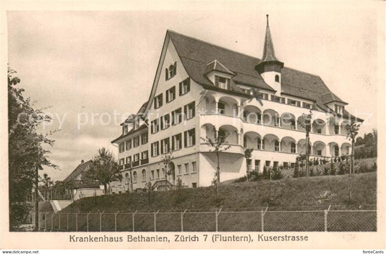 Fluntern Zuerich Krankenhaus Bethanien