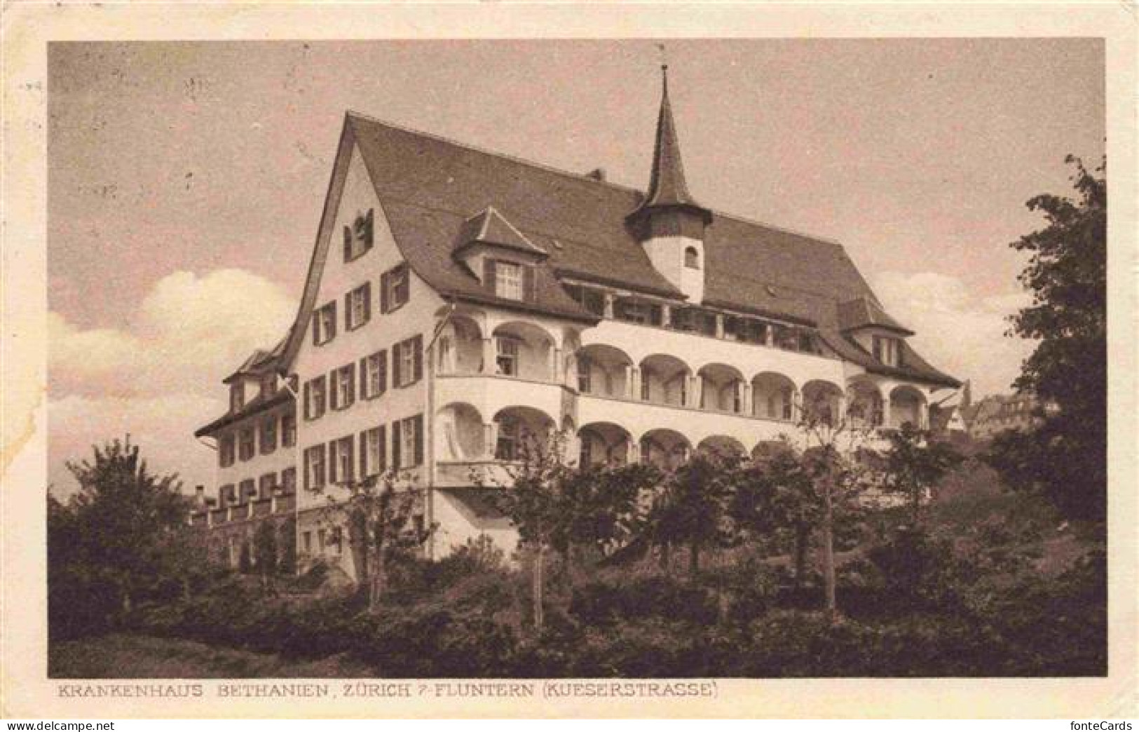Fluntern Zuerich ZH Krankenhaus Bethanien