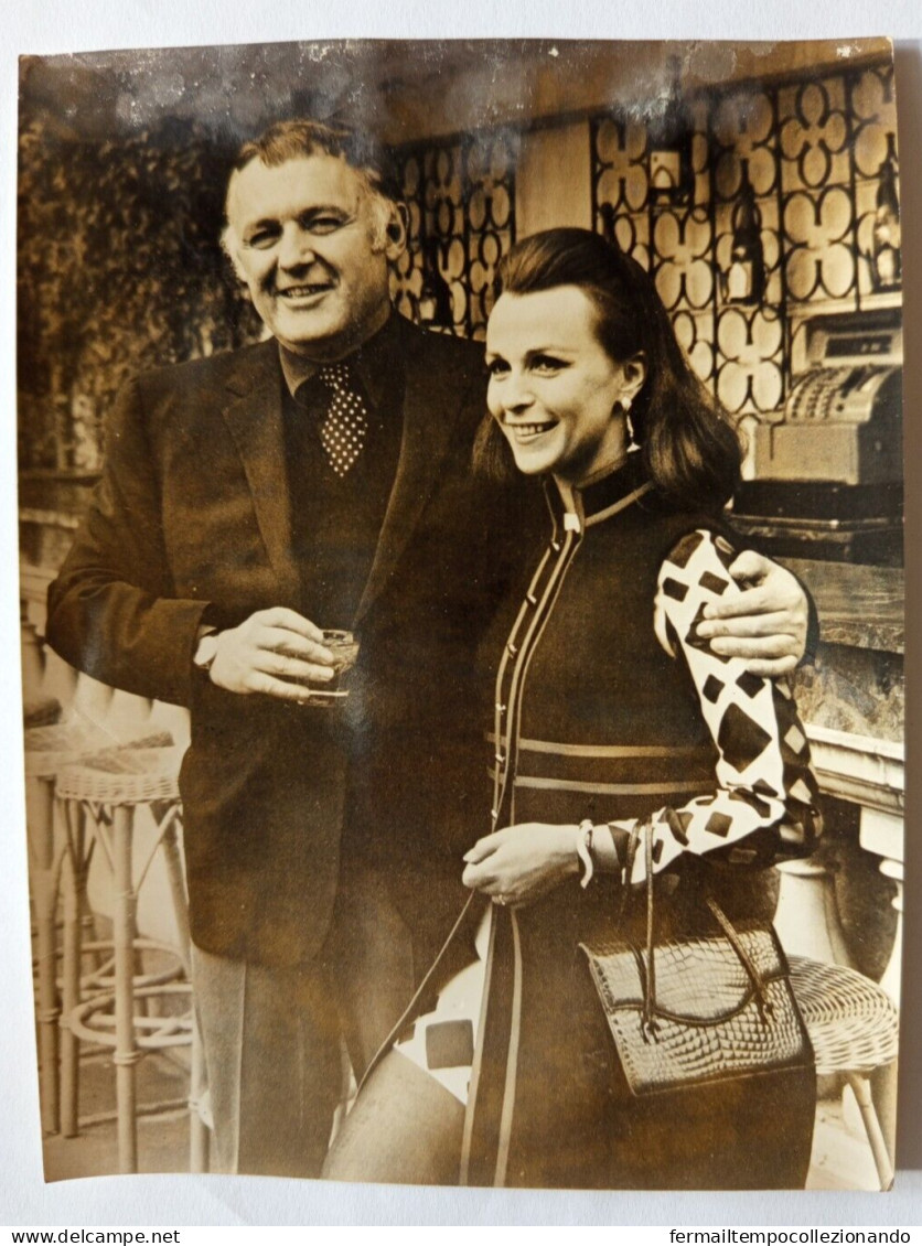 FO5310,FOTO ORIGINALE,personaggi famosi,attore rod steiger e claire bloom