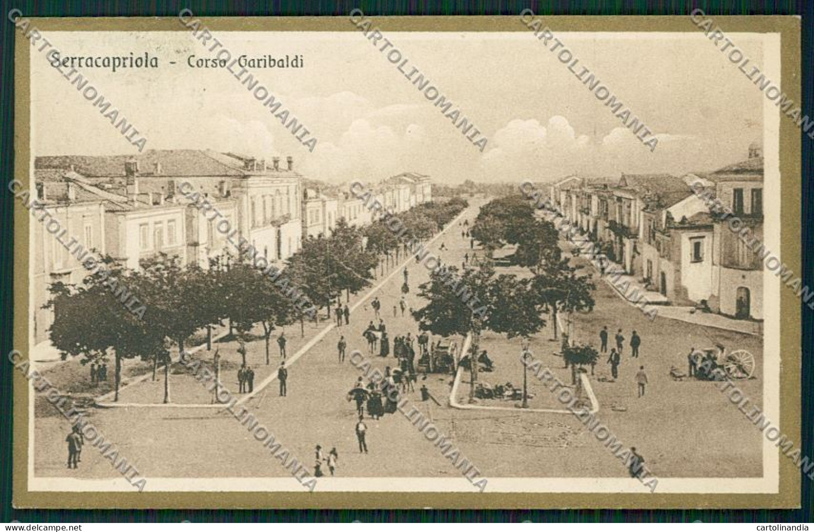 Foggia Serracapriola cartolina QQ4914