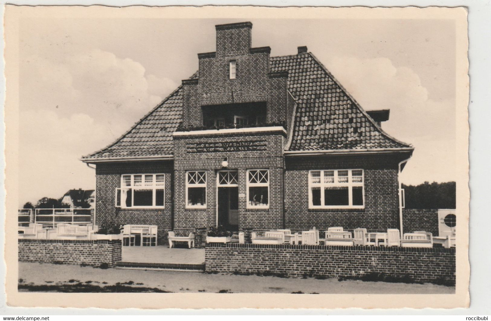 Föhr, Wyk, Südstrand Cafe Warncke 1933