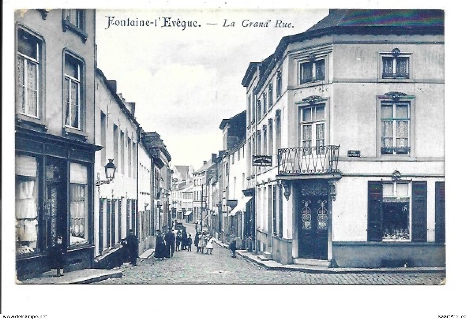 Fontaine-l'Evêque - La Grand'Rue.