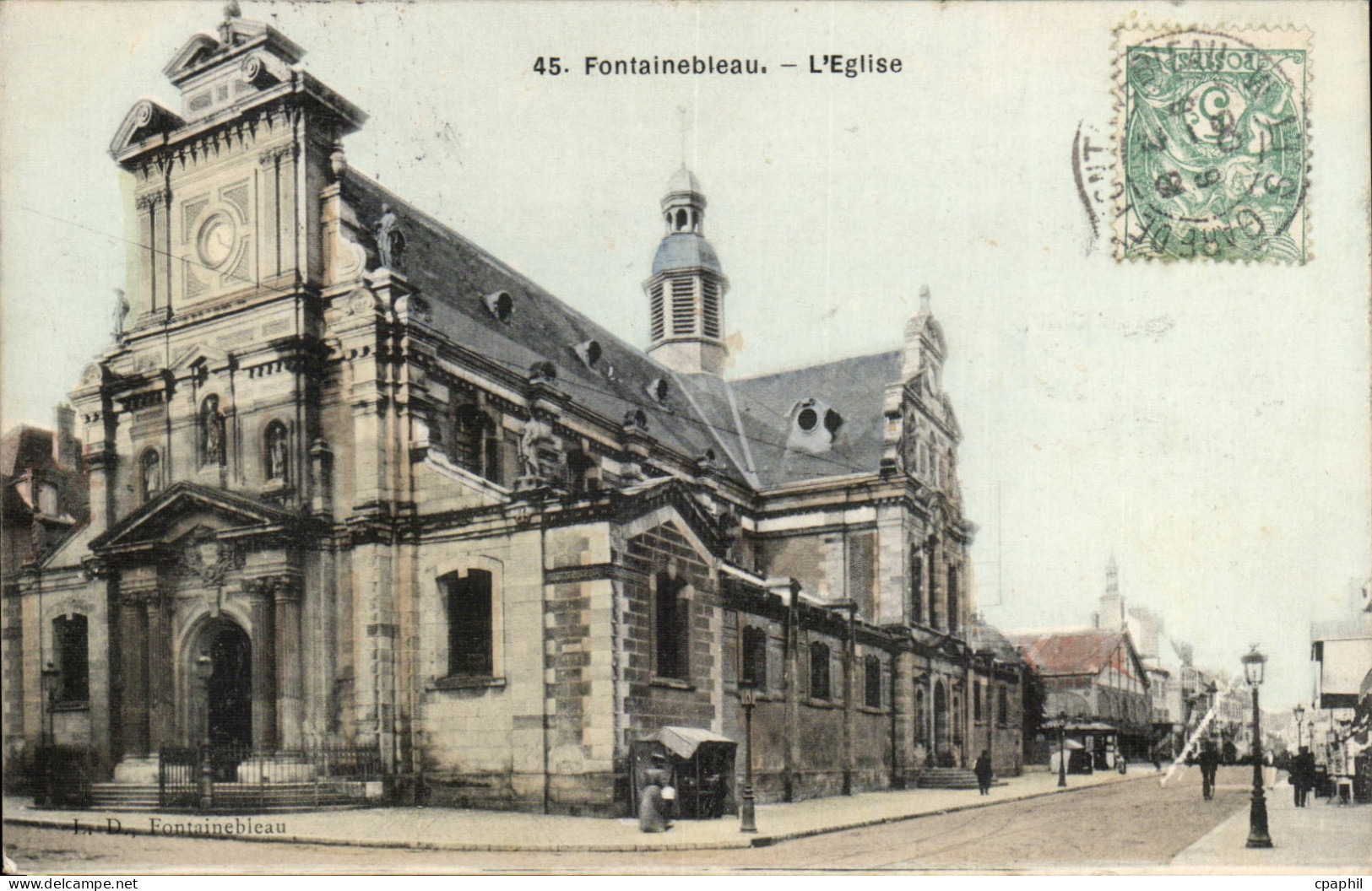 Fontainebleau CPA L'eglise