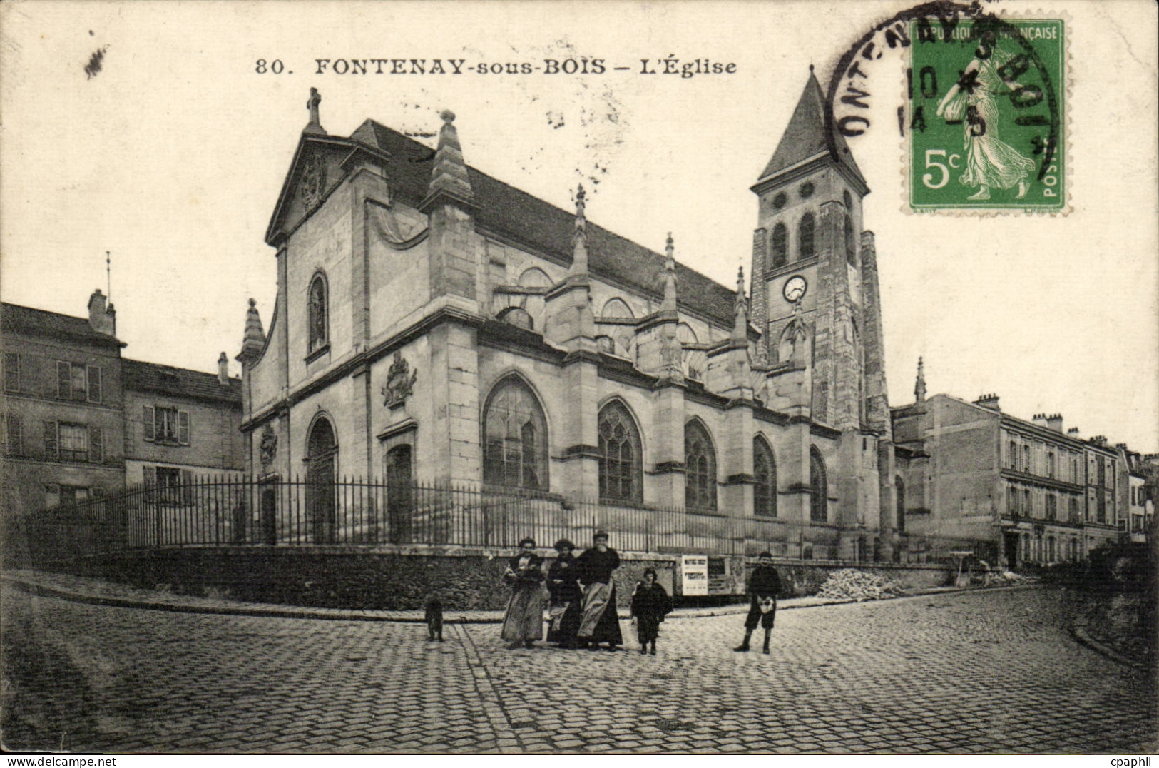 Fontenay sous Bois CPA L'eglise