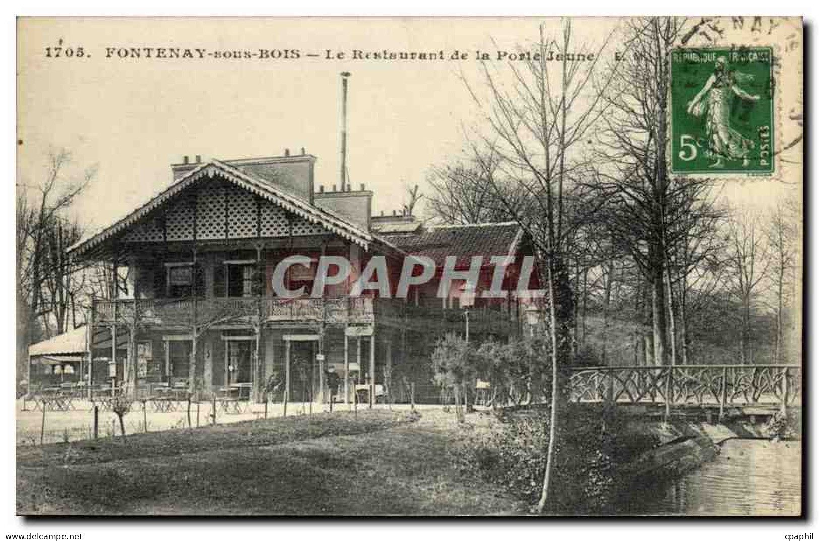 Fontenay sous Bois CPA Le Restaurant de la porte Jaune