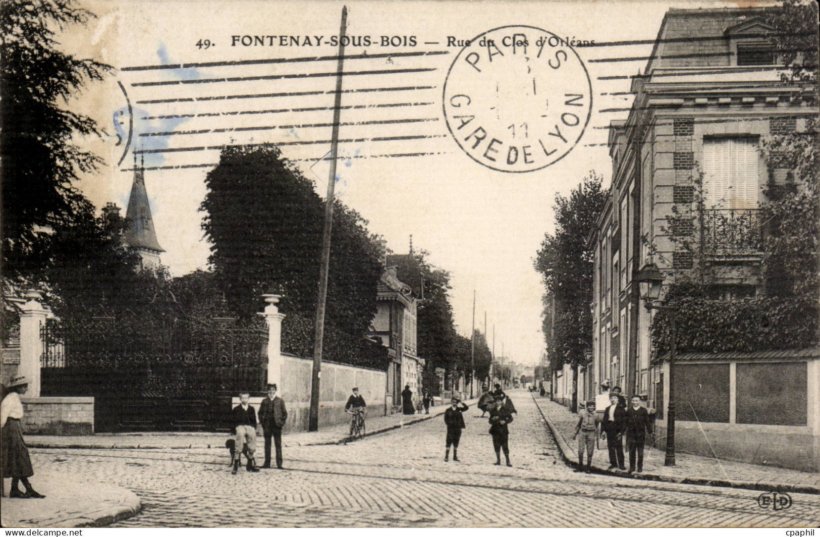 Fontenay sous Bois CPA Rue du clos d'Orleans