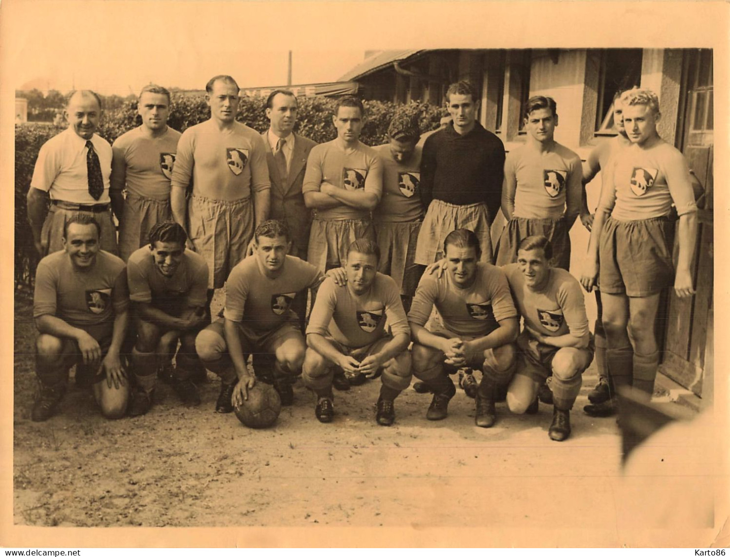 football * équipe du F.C. SOCHAUX * joueurs * fc sochaux * cliché ancien