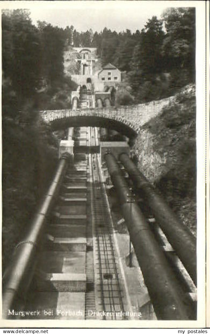 Forbach Baden Murgwerk bei Forbach Leitung