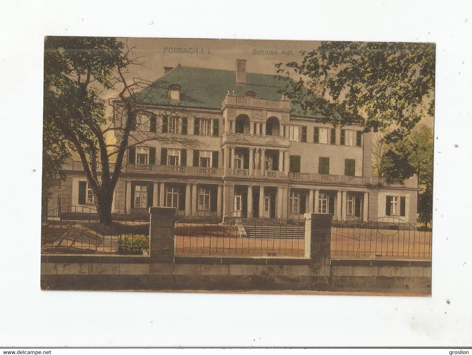 FORBACH I L  SCHLOSS ADT 1919