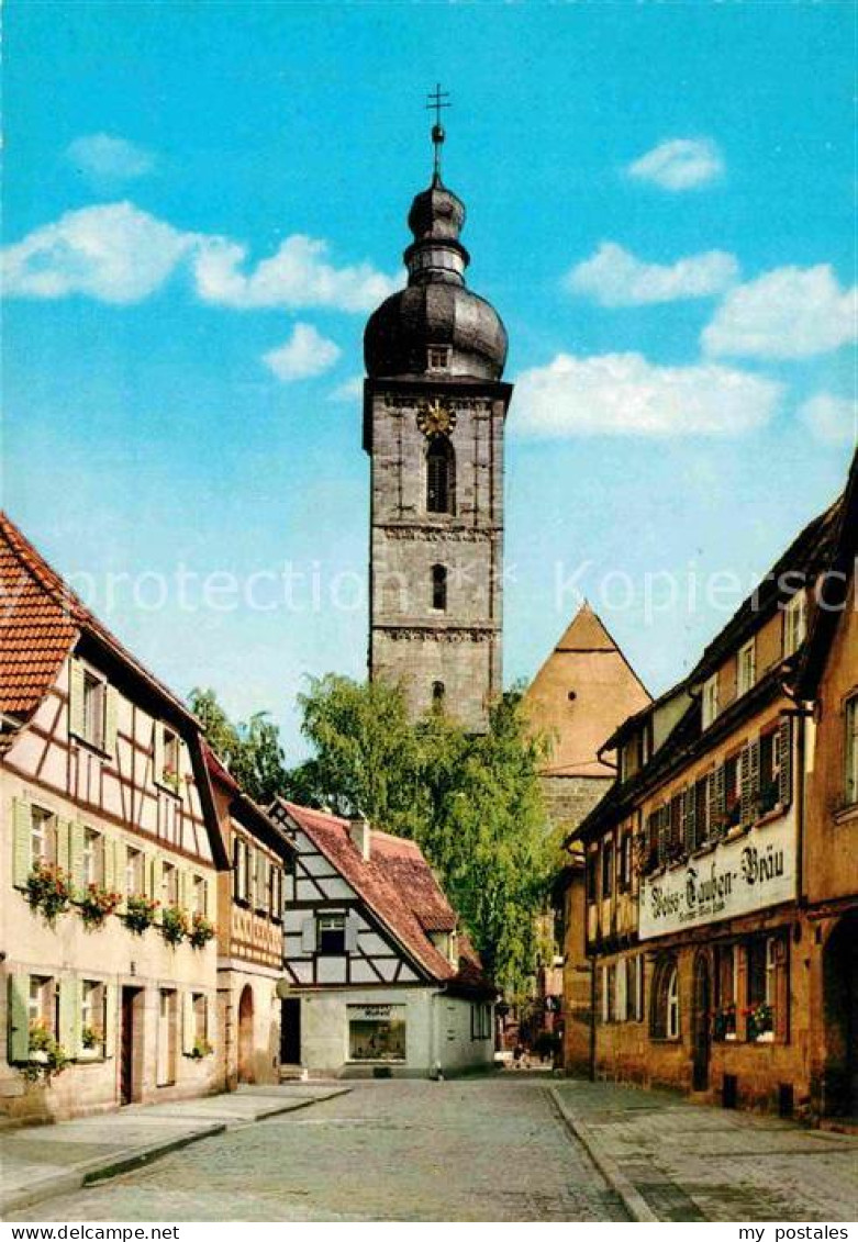 Forchheim Oberfranken Kapellenstrasse Sankt Martinskirche