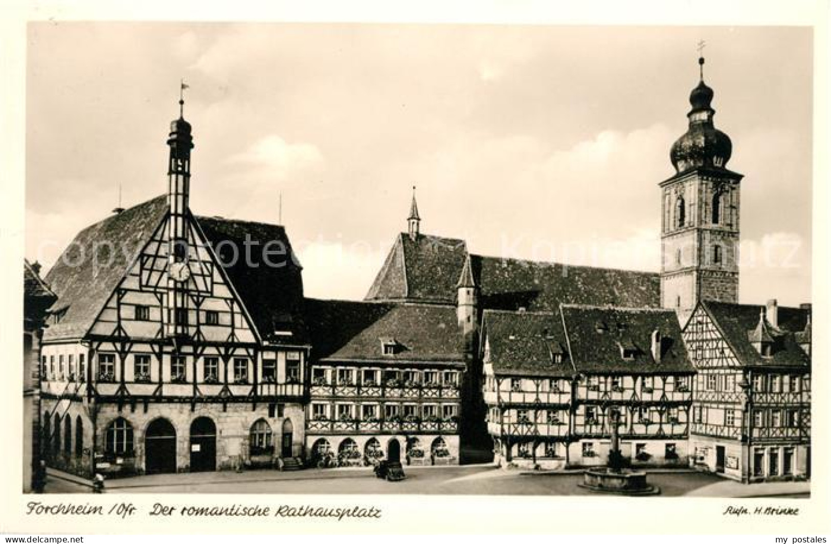 Forchheim Oberfranken Rathausplatz