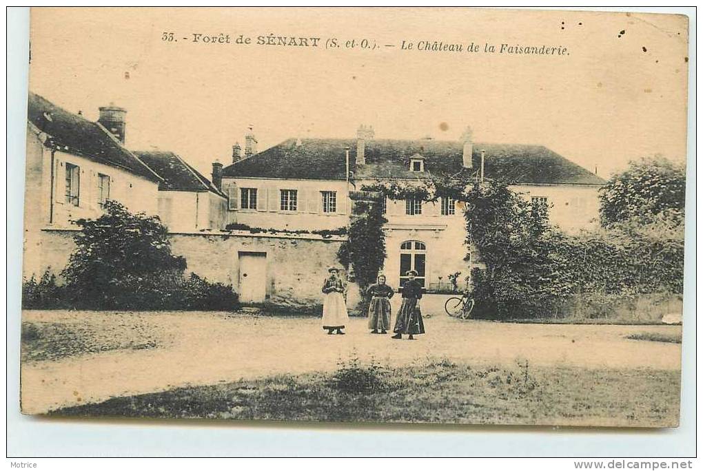 FORËT DE SENART     -   Le Château de la Faisanderie.