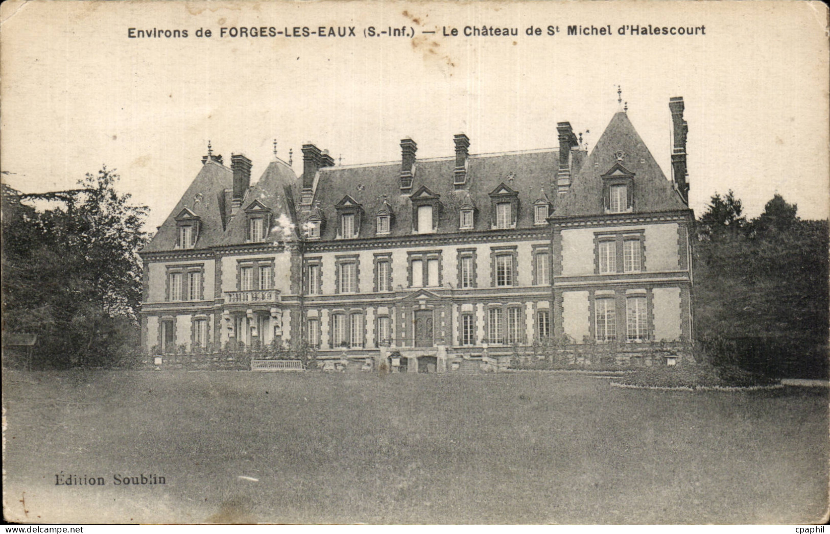 Forges les Eaux - Le Chateau de St Michel d'Halescourt - CPA