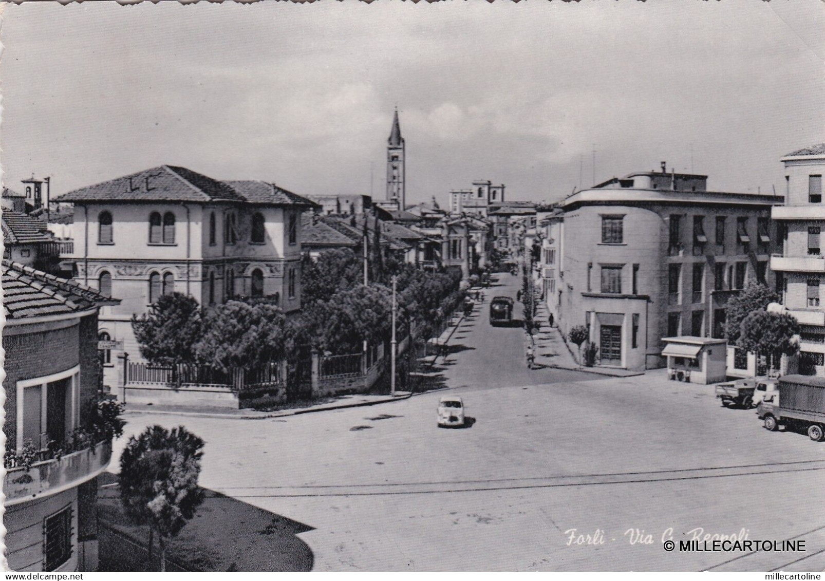 # FORLI': VIA G. REGNOLI   1956 Forlì