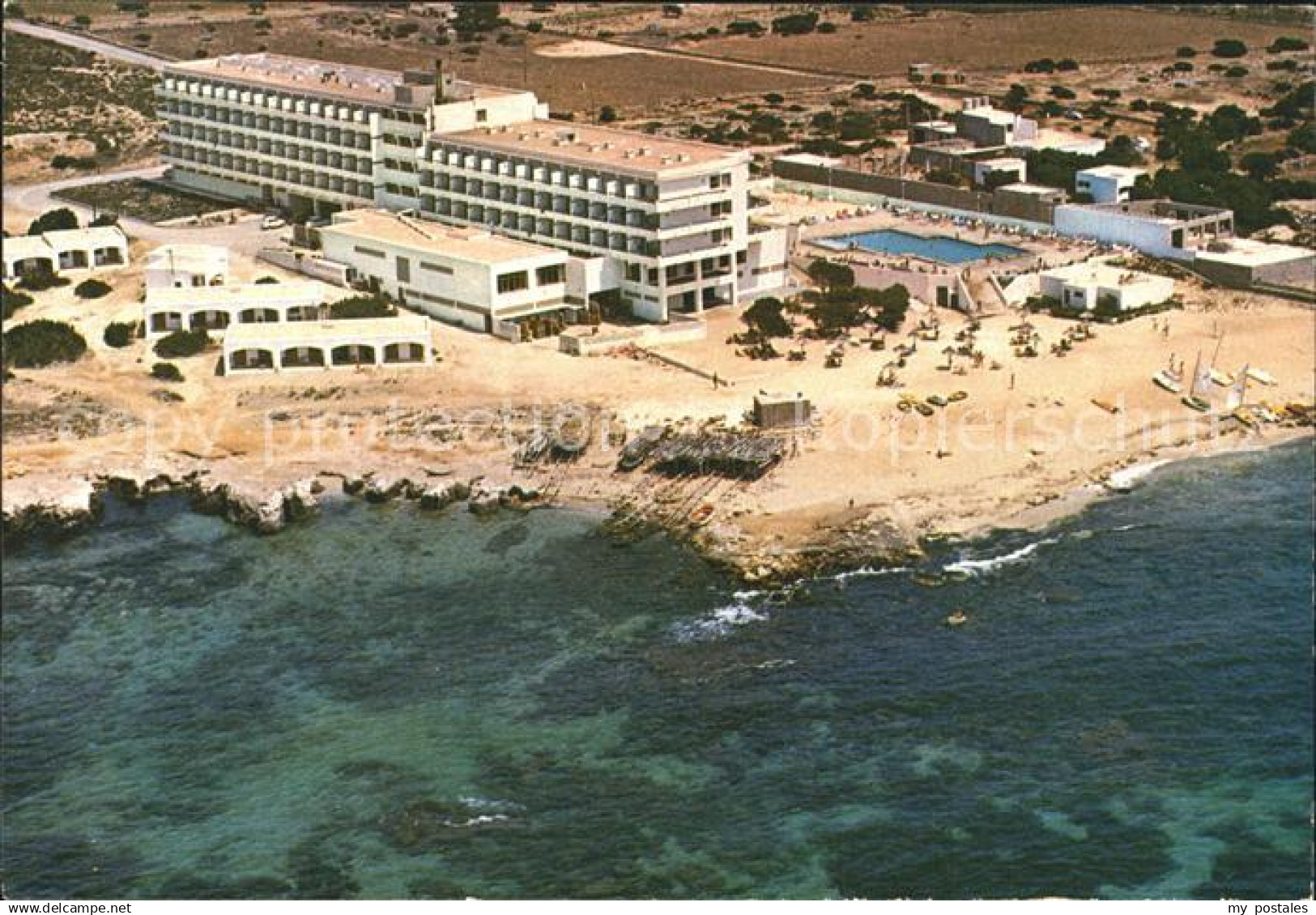 Formentera Fliegeraufnahme Hotel Fomentera Playa