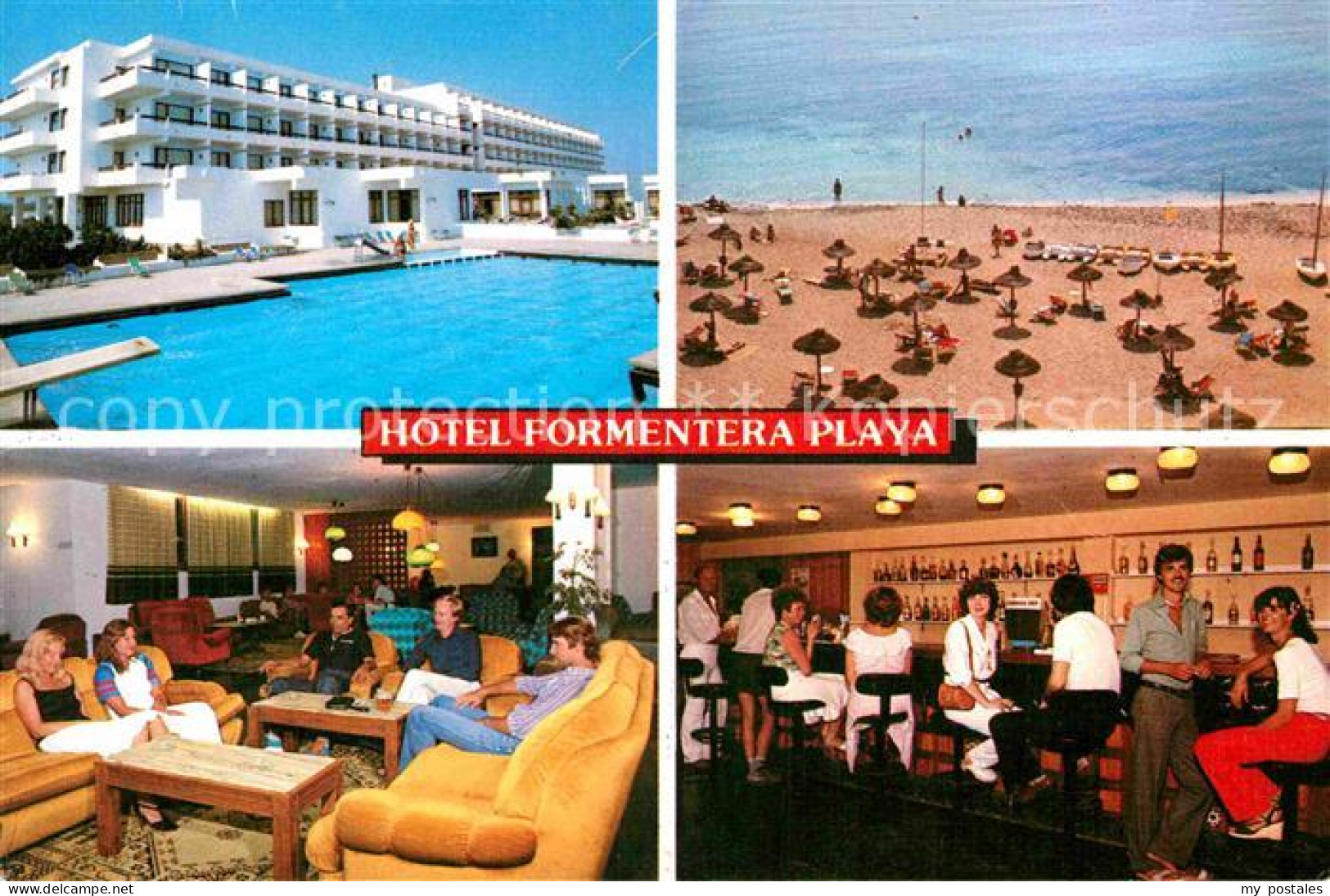 Formentera Hotel Formentera Playa Restaurant Bar Swimming Pool Strand