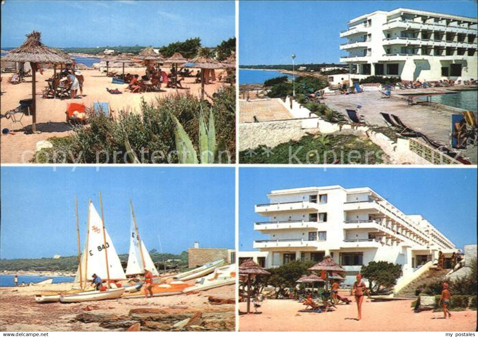 Formentera Strand Pool Segelboote