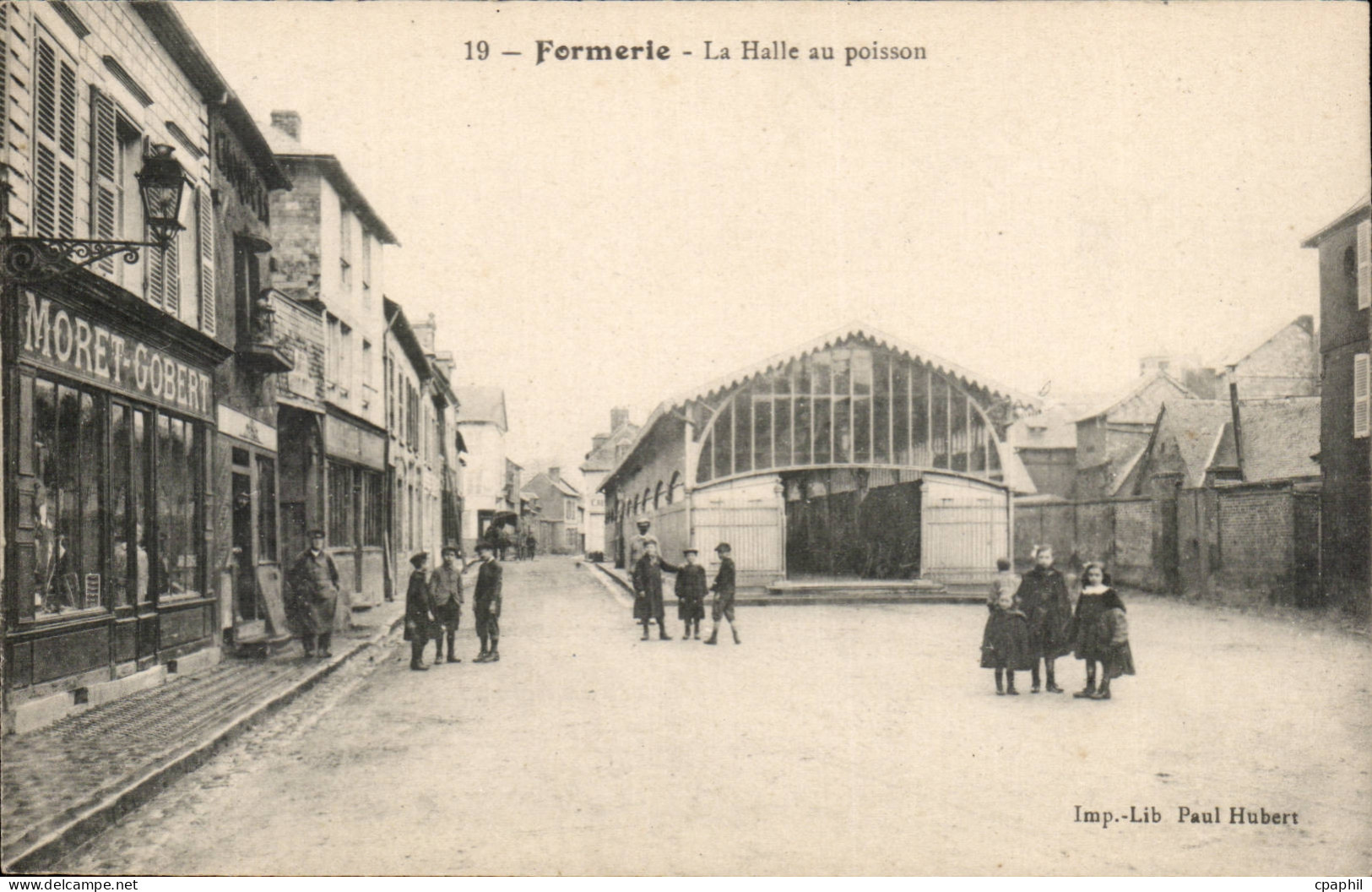 Formerie CPA La halle au poisson