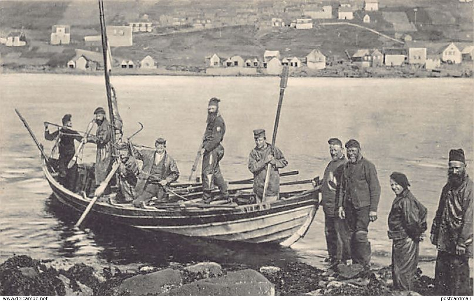 FØROYAR Faroe Islands - Fishermen - Publ. unknown
