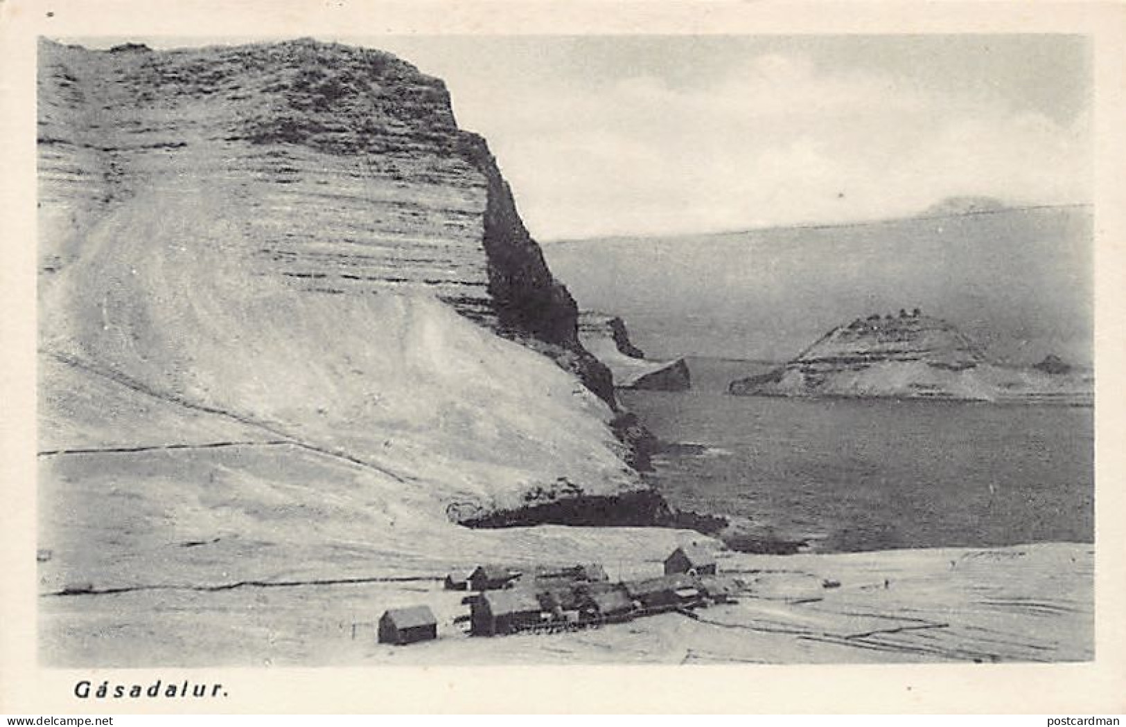 FØROYAR Faroe Islands - GÁSADALUR - Publ. Hjalmar Jacobsen