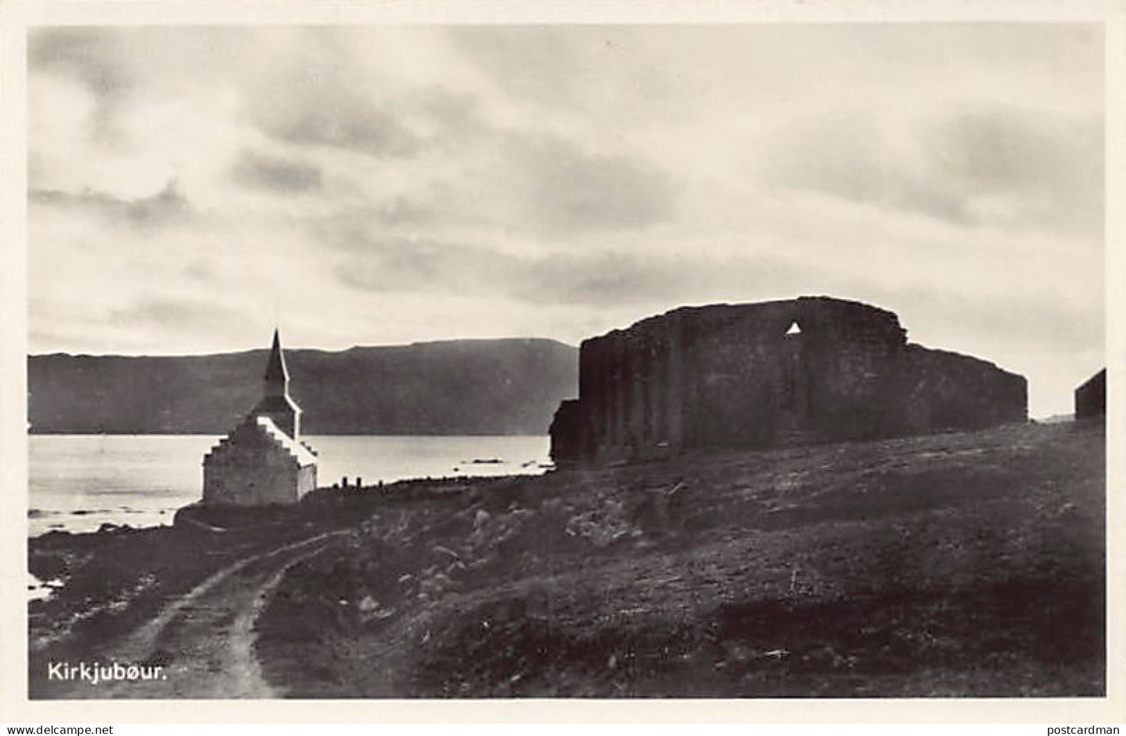 FØROYAR Faroe Islands - KIRKJUBØUR - Publ. Jacobsens Bokahandil