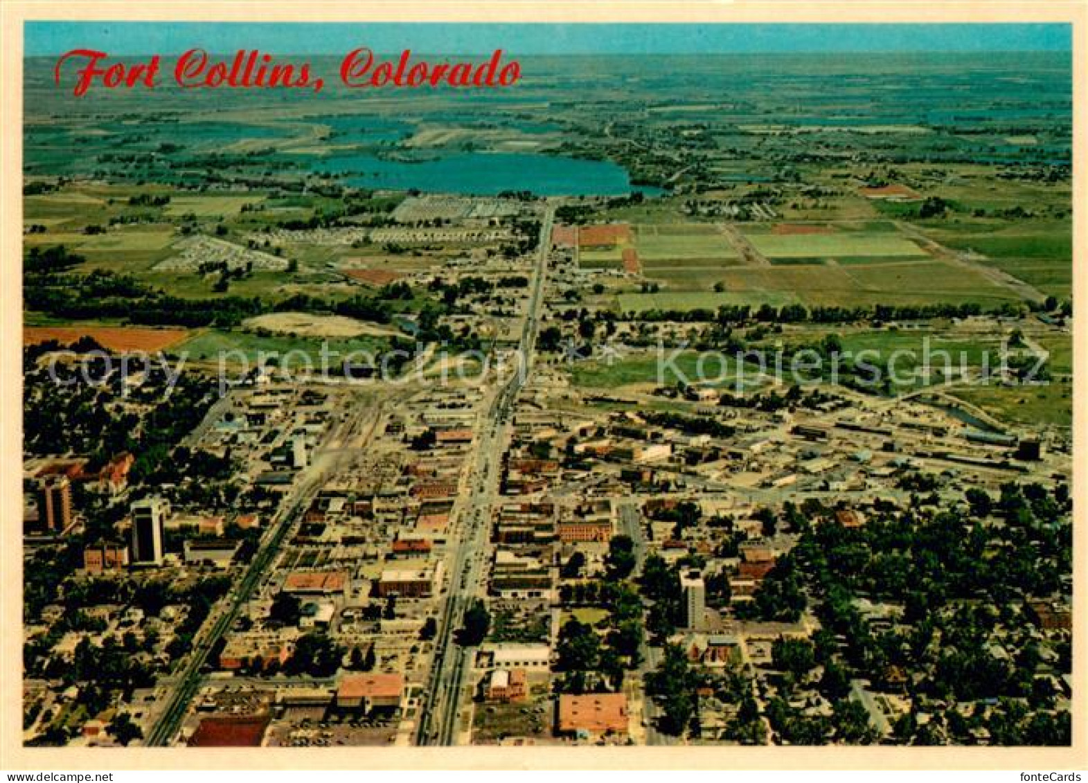 Fort Collins Aerial view