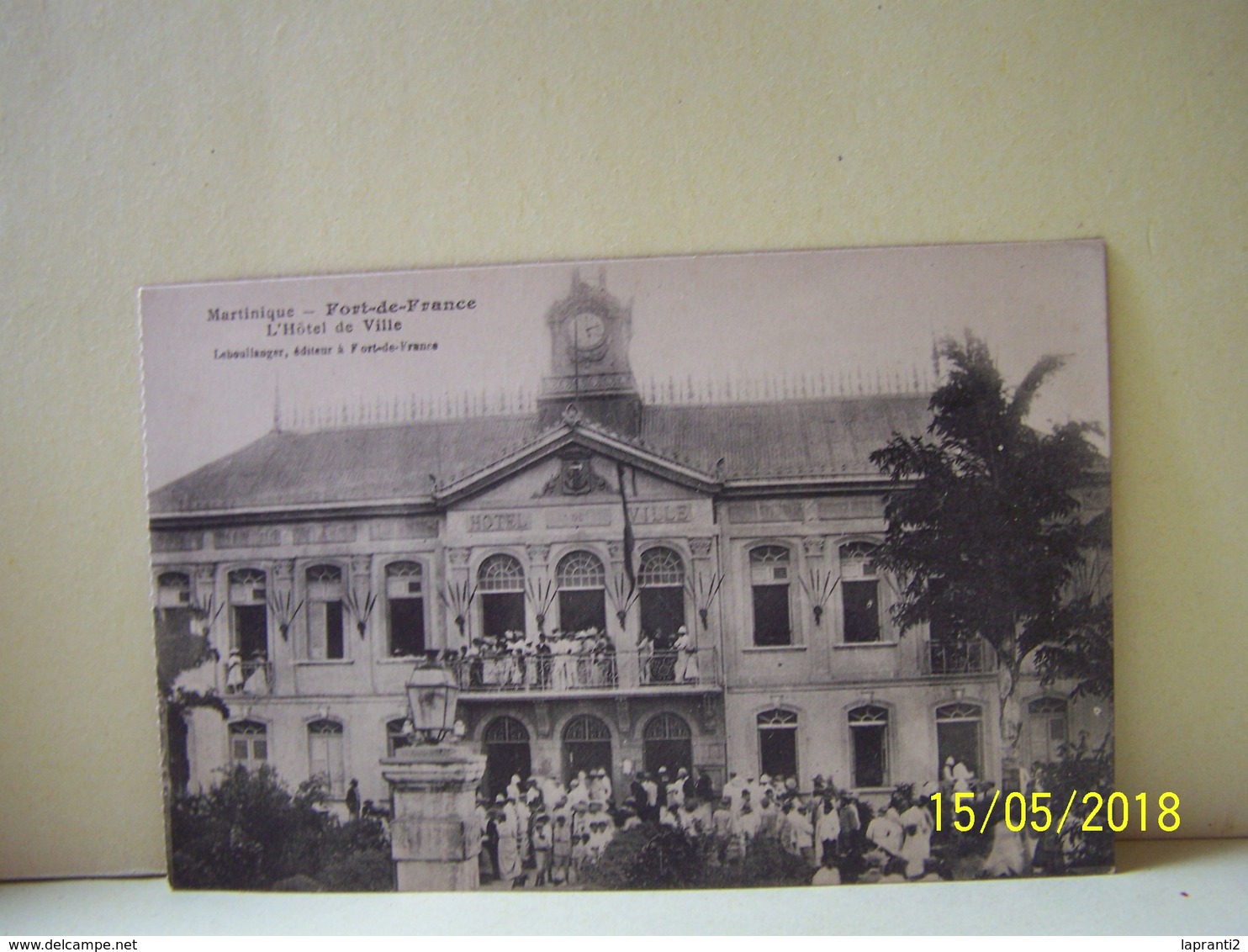 FORT-DE-FRANCE (MARTINIQUE) L'HOTEL DE VILLE.