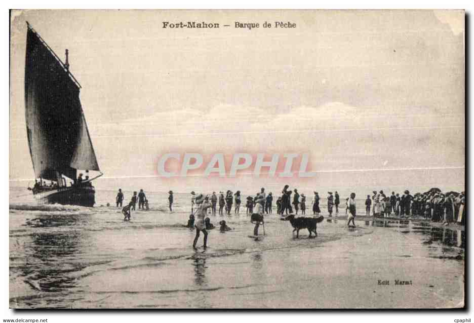 Fort Mahon - Barque de Peche - CPA