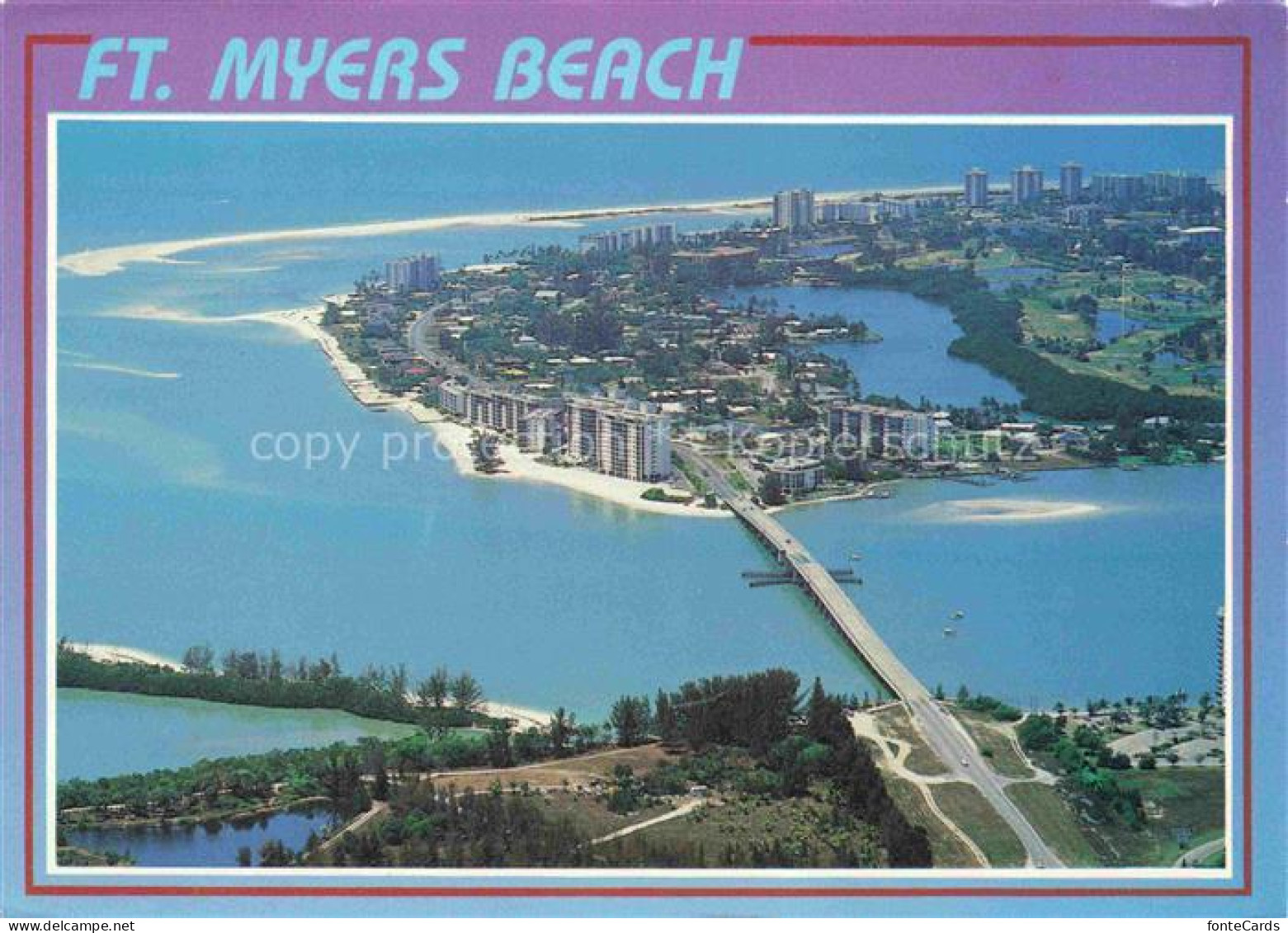 Fort Myers Beach Florida USA Fliegeraufnahme