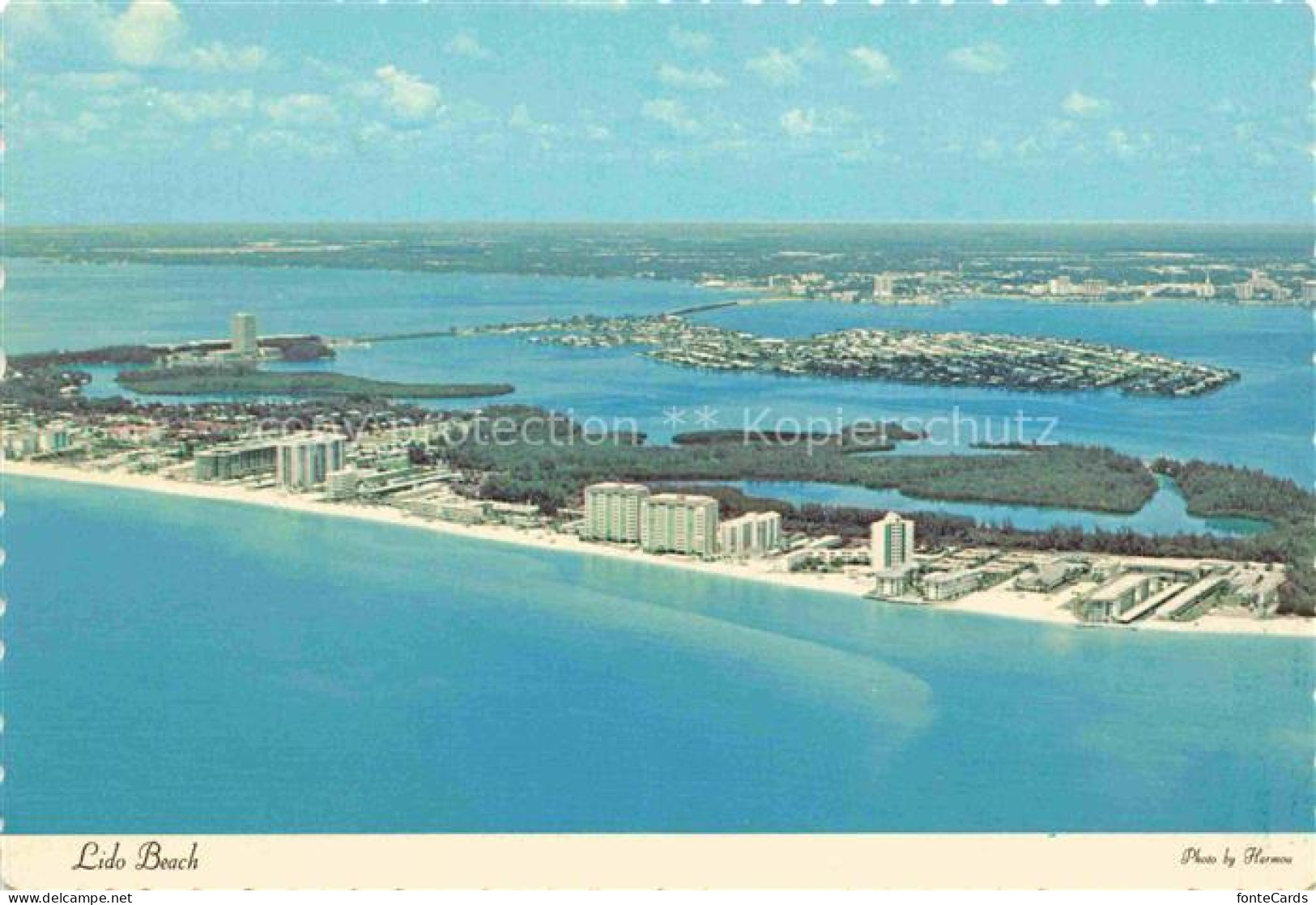 Fort Myers Florida USA Lido Beach Fliegeraufnahme