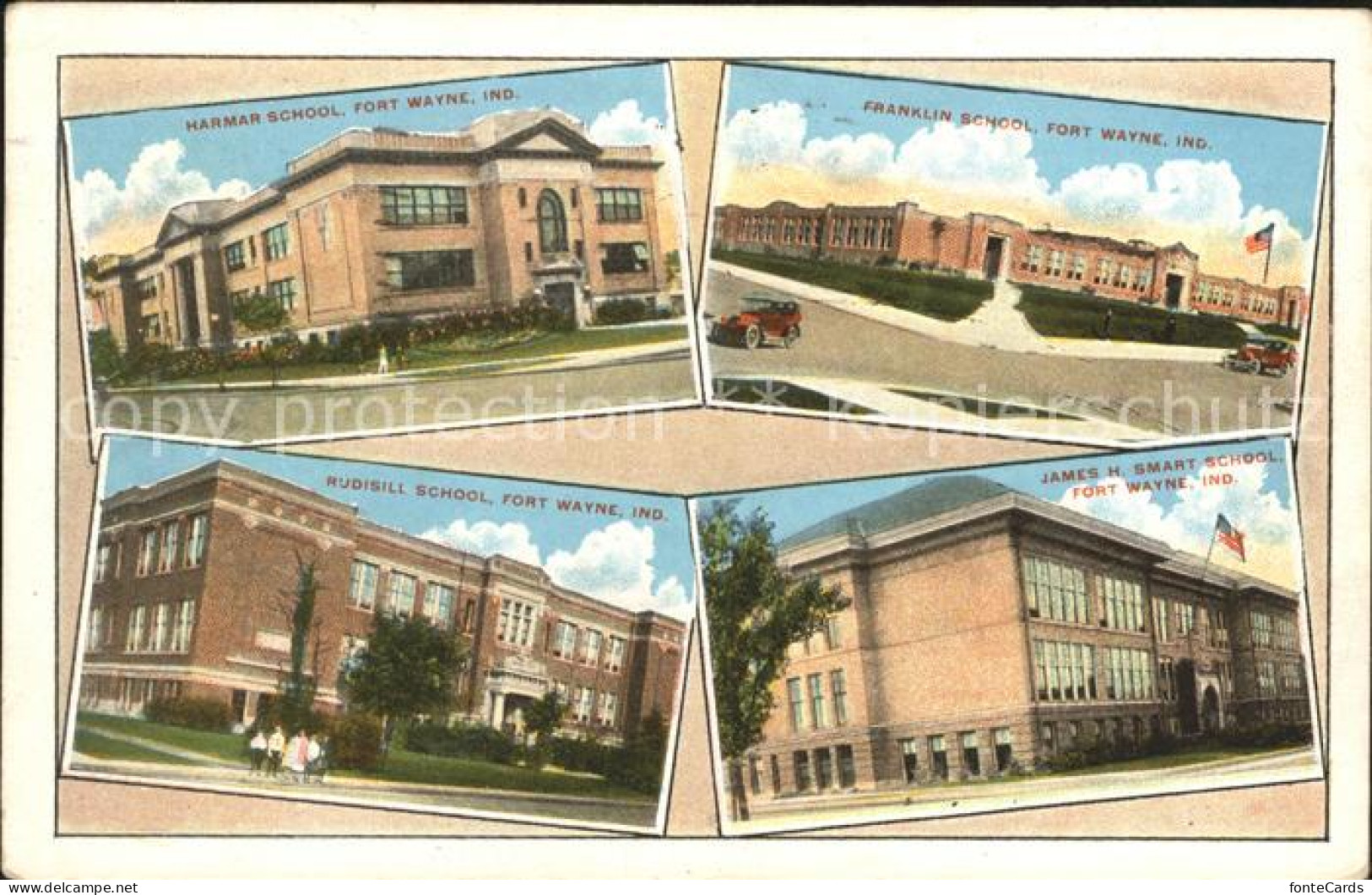 Fort Wayne Harmar School Franklin School James H. Smart School Rudisill School