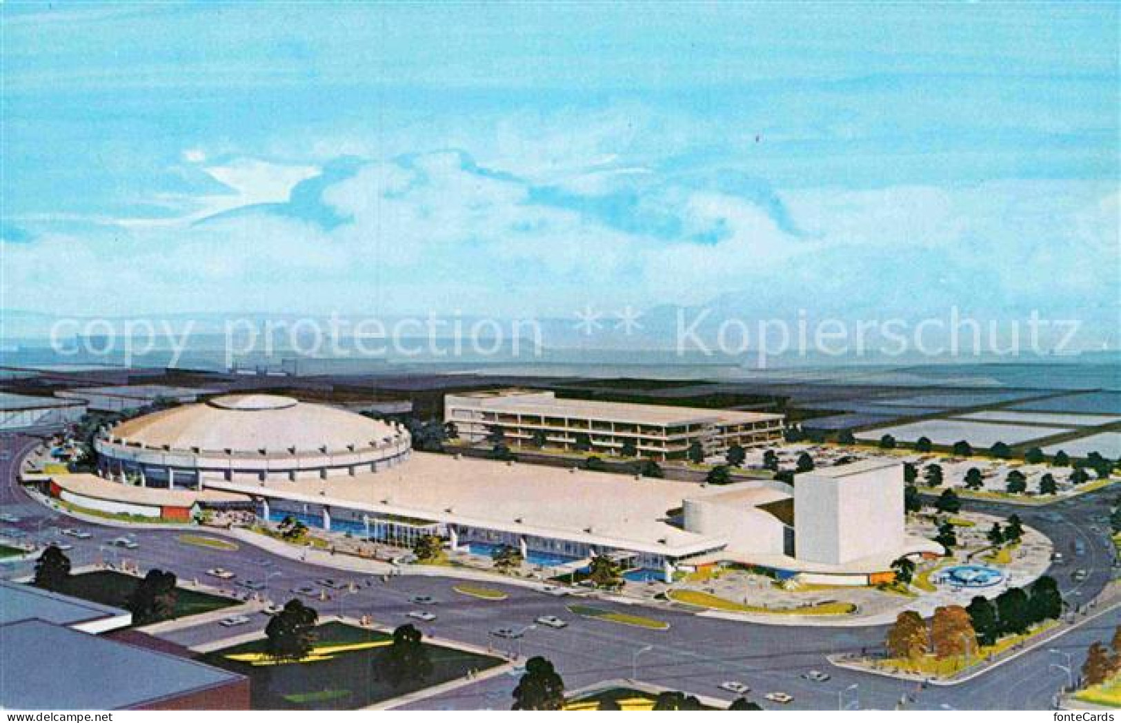 Fort Worth Fliegeraufnahme Tarrant County Convention Center