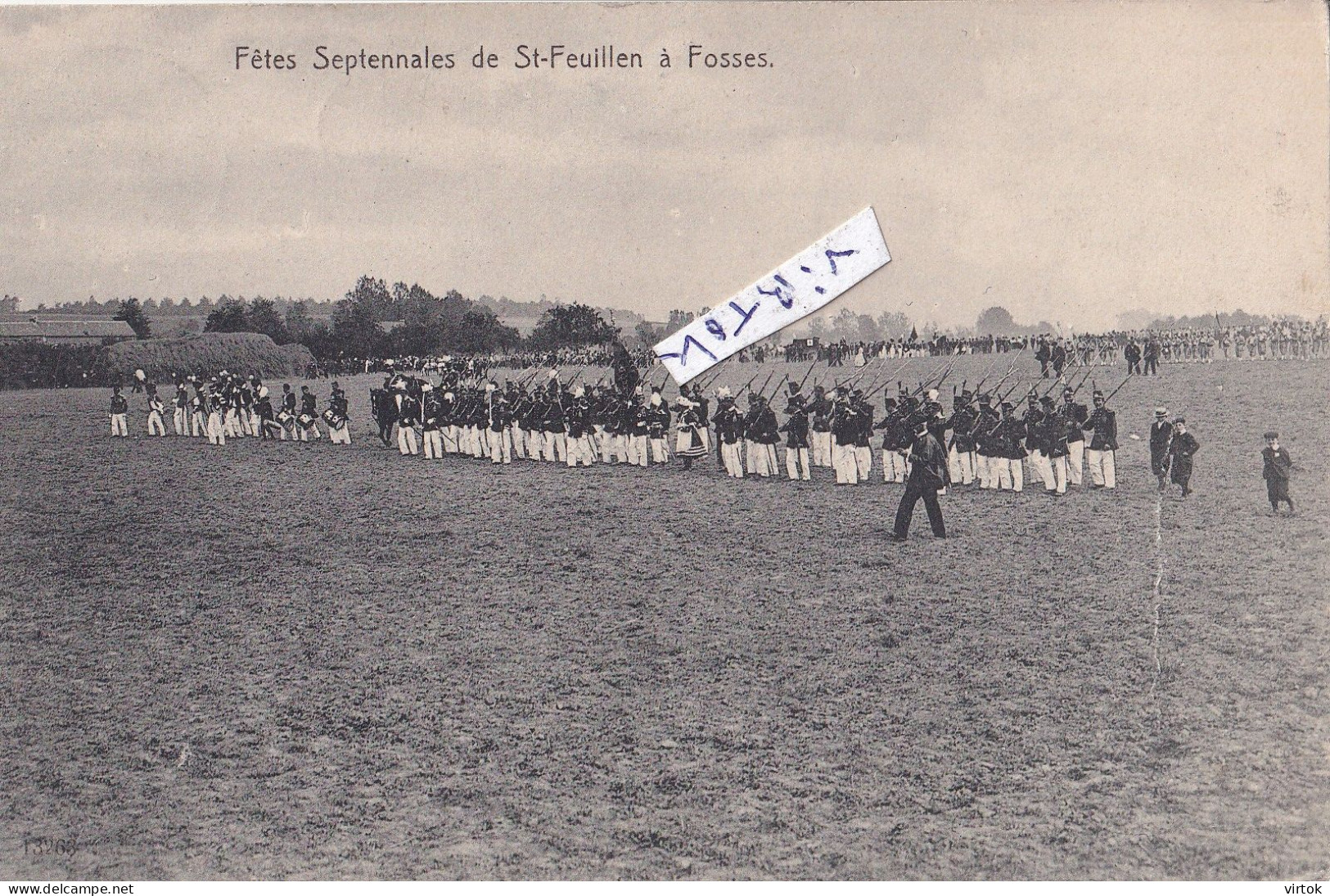 FOSSES :  fetes septennales ......................   1908  avec timbre