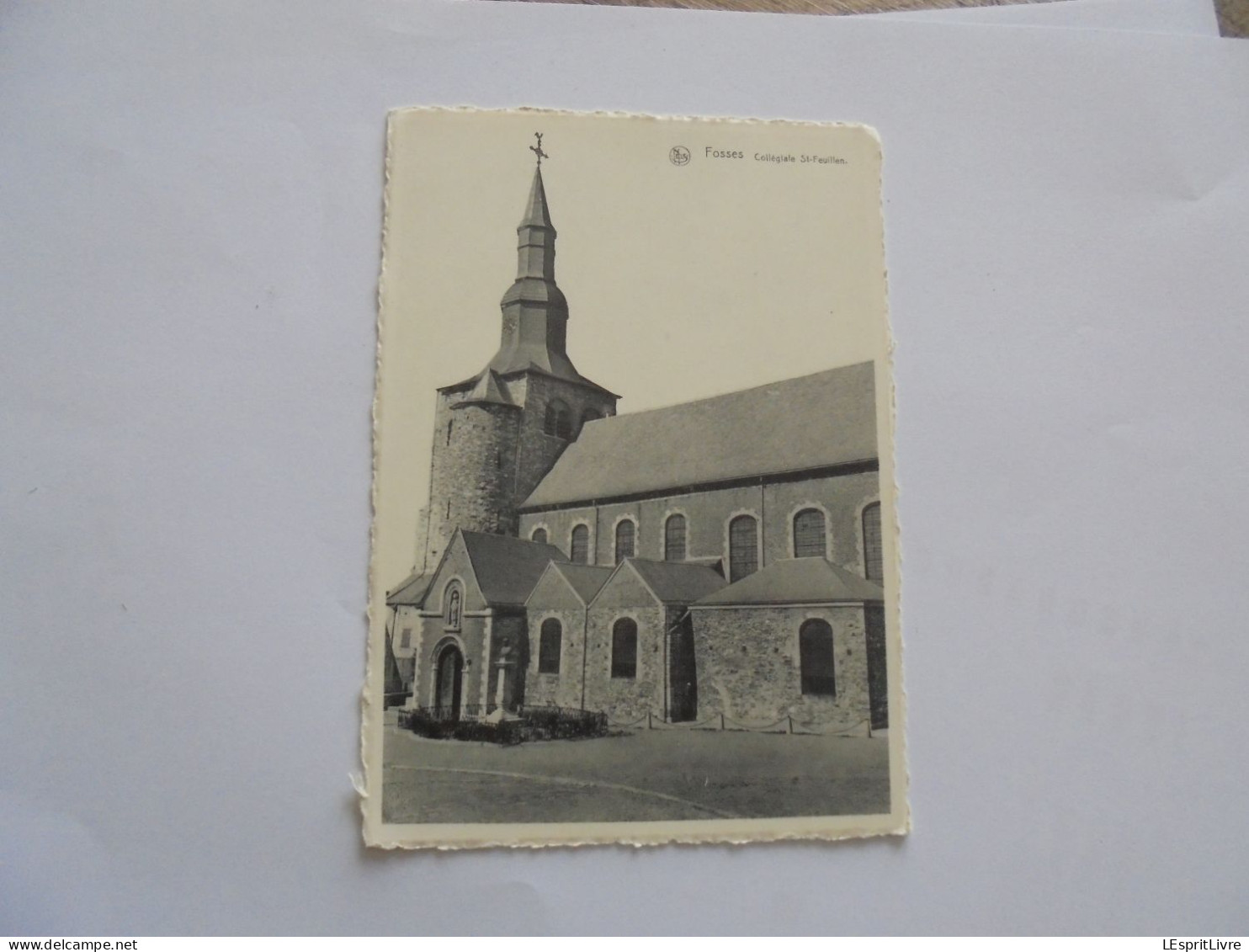 FOSSES LA VILLE Collégiale St FEUILLEN Carte Postale Postcard
