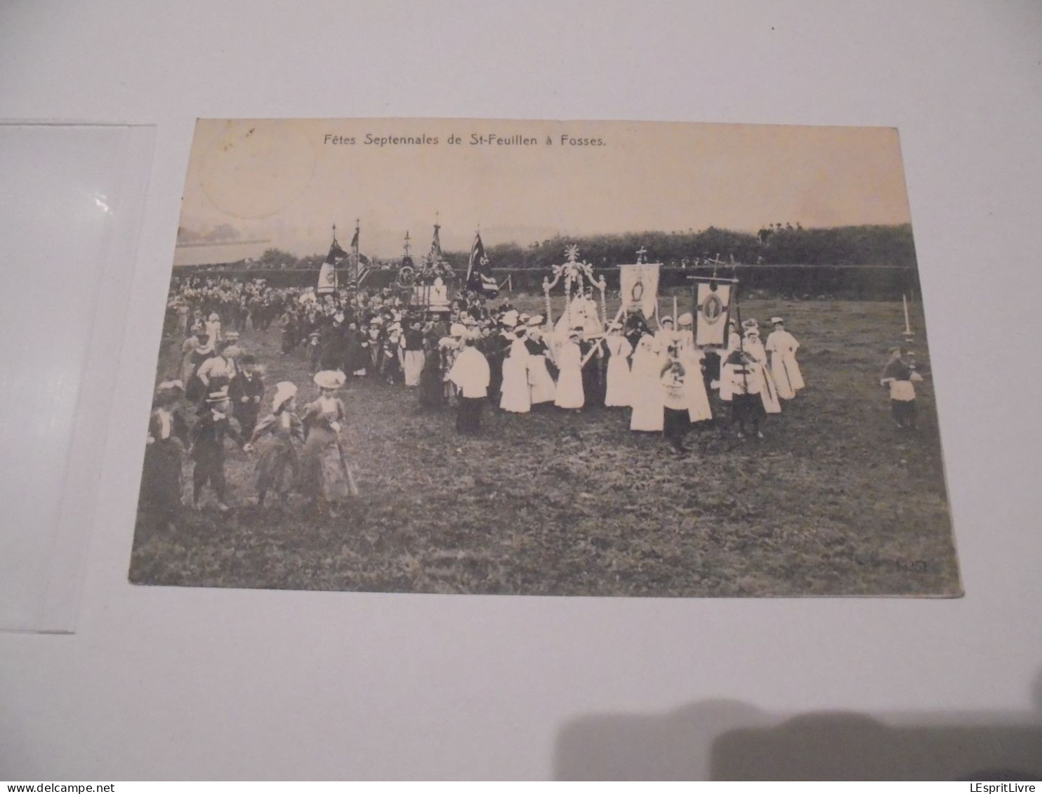 FOSSES LA VILLE Fêtes Septennales de St Feuillen Animée Marche Militaire 1er Empire Folklore Carte Postale AK CP PK