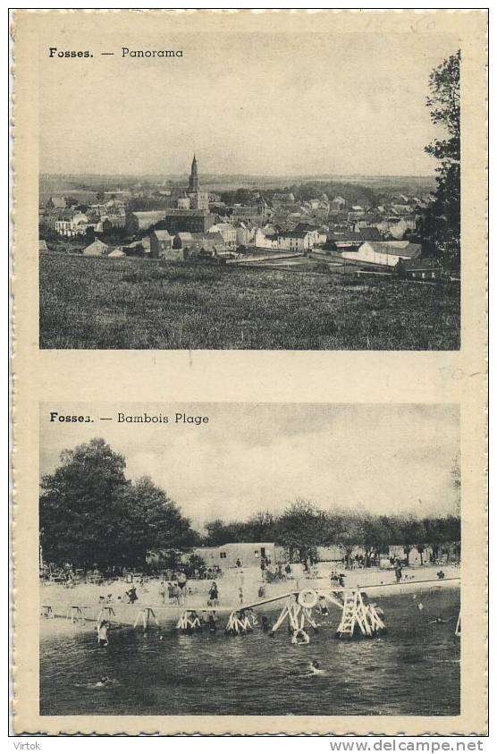 Fosses :  Panorama  &  Bambois plage