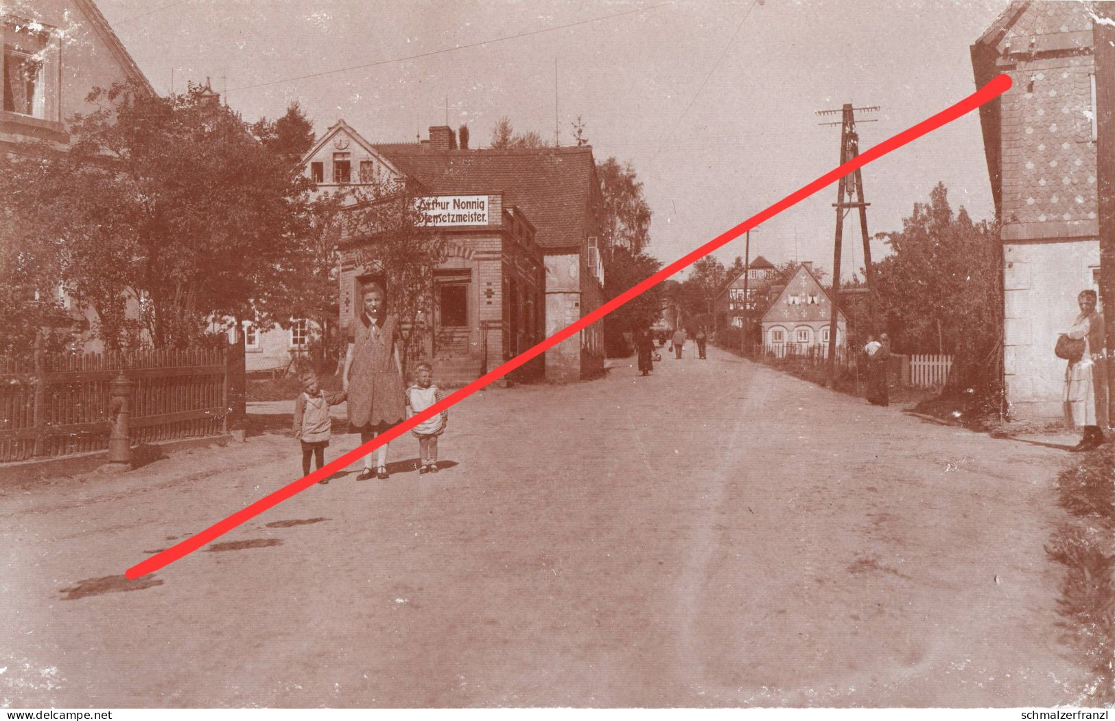 Foto AK Ebersbach Hauptstraße Weberstraße ? Arthur Nonnig a Neugersdorf Neusalza Spremberg Seifhennersdorf Löbau Zittau