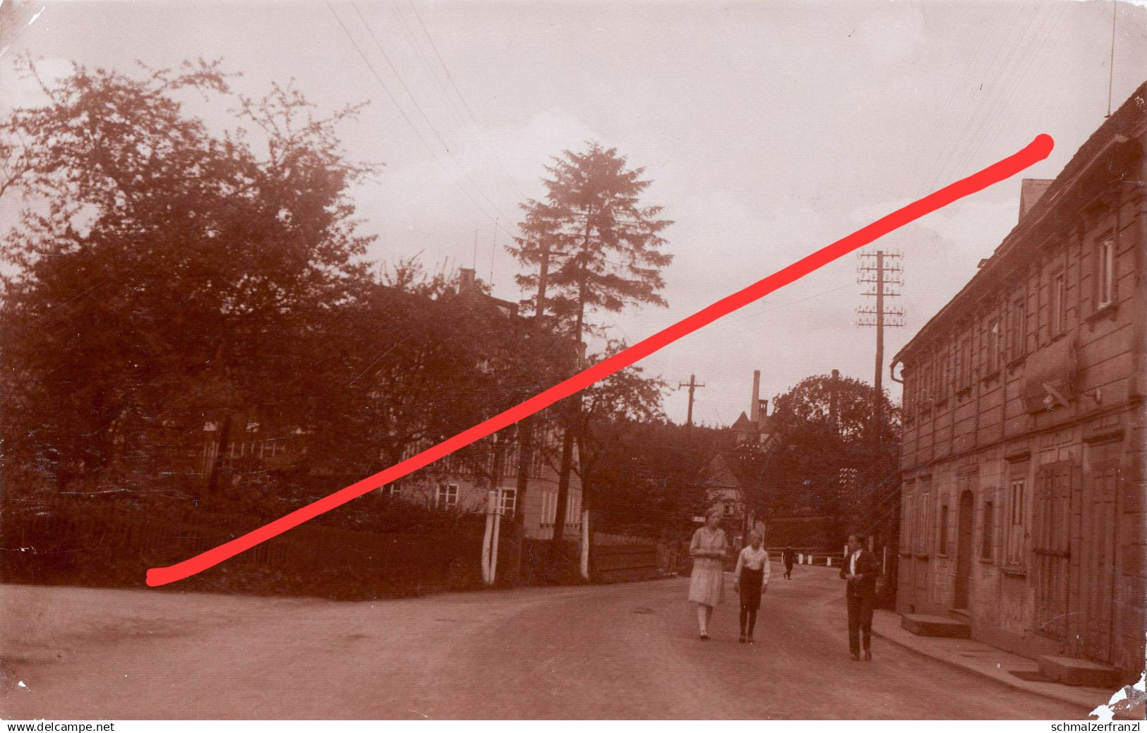 Foto AK Ebersbach Hauptstraße Weberstraße Gasthof ? a Neugersdorf Neusalza Spremberg Seifhennersdorf Eibau Löbau Zittau