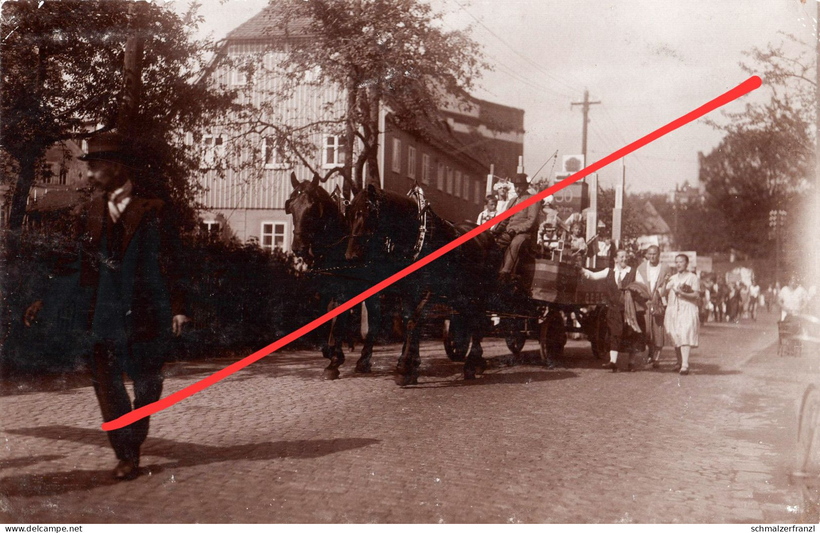 Foto AK Ebersbach Hauptstraße Weberstraße Gasthof ? a Neugersdorf Neusalza Spremberg Seifhennersdorf Eibau Löbau Zittau