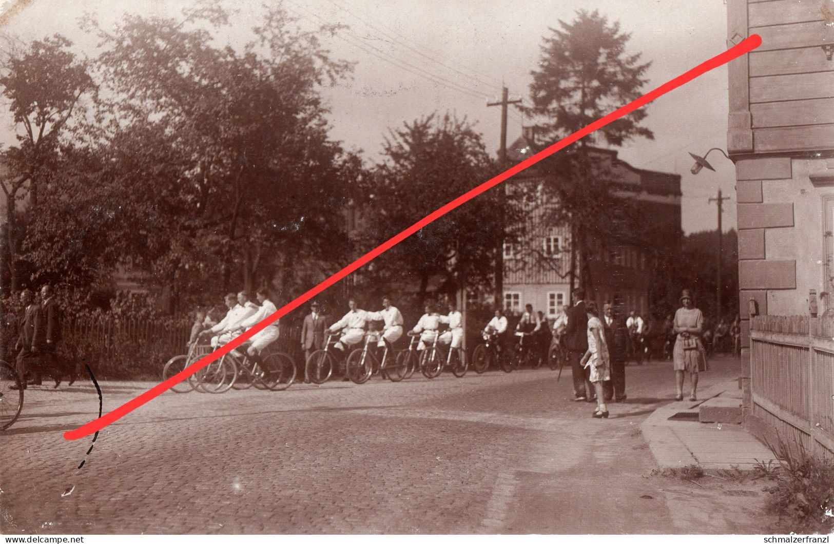 Foto AK Ebersbach Hauptstraße Weberstraße Gasthof ? a Neugersdorf Neusalza Spremberg Seifhennersdorf Eibau Löbau Zittau
