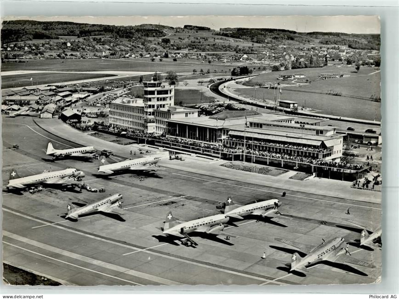 Foto AK Flughafen Kloten Flugzeuge - 39438717