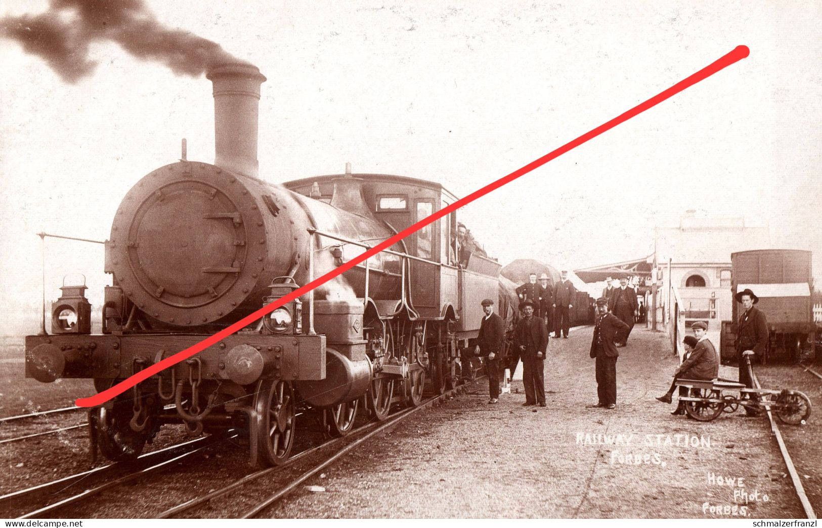 Foto AK Forbes Railway Station Stockinbingal Parkes Train Line a Sydney Canberra New South Wales NSW Australia Australie