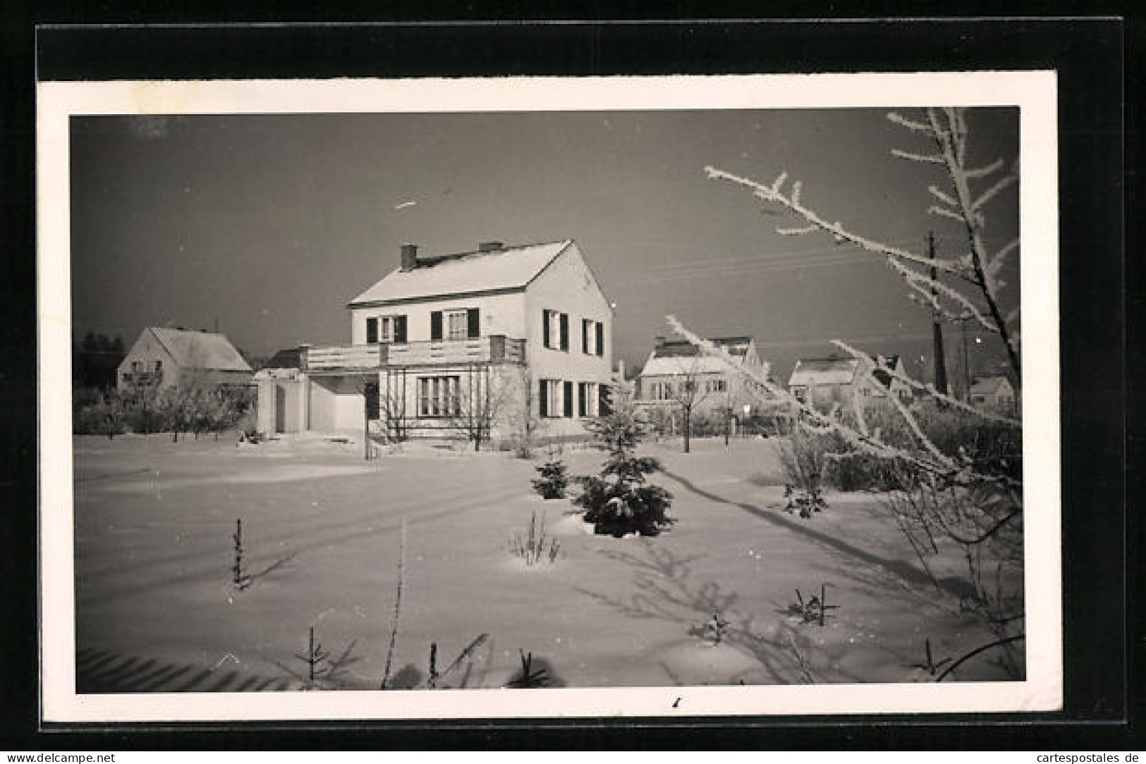 Foto-AK Gräfelfing, Haus Stritter in der Merewingerstrasse 39, 1940