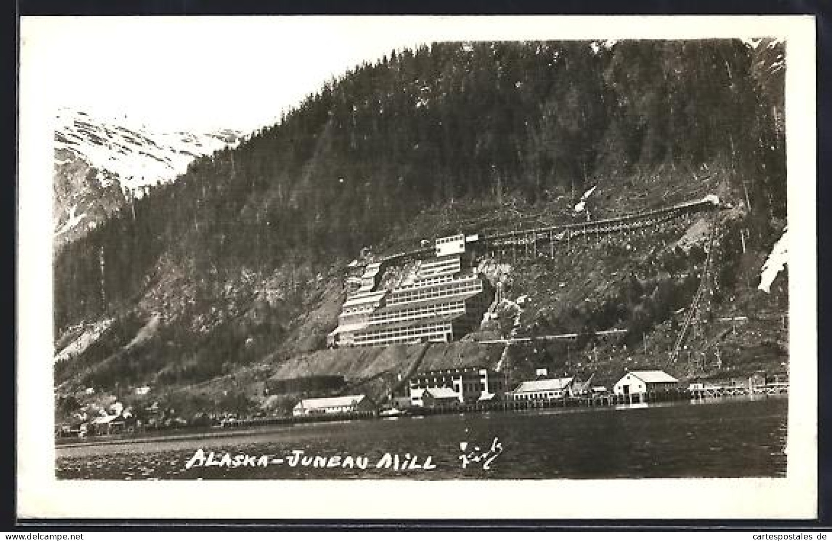 Foto-AK Juneau, AK, Alaska-Juneau Mill, Bergbau