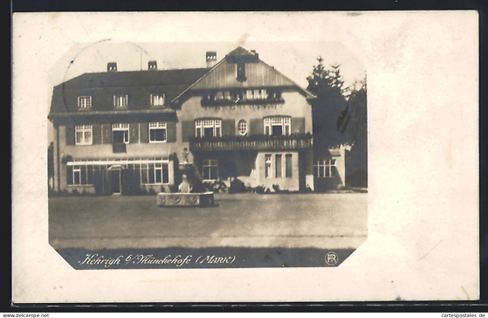 Foto-AK Kehrigk b. Münchehofe, Blick auf ein Anwesen