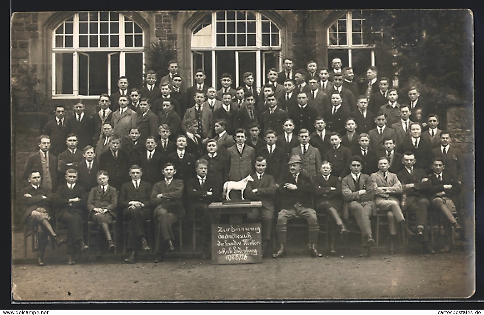 Foto-AK Ladenburg, Landw. Winterschule 1925 /26