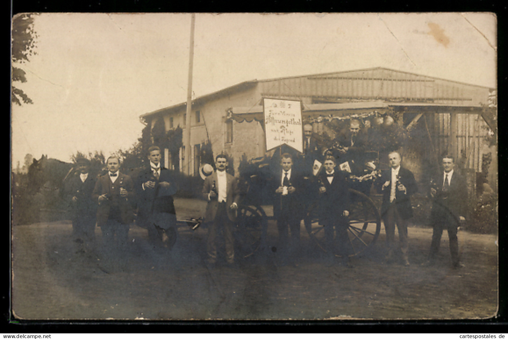 Foto-AK Rhinow, Hoffnungsthaler Turn-Verein 1914