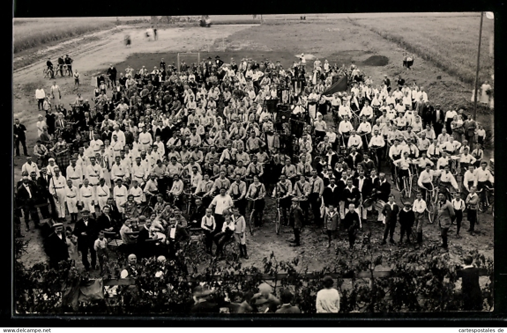 Foto-AK Rötha, Heimstätten, Gruppenbild