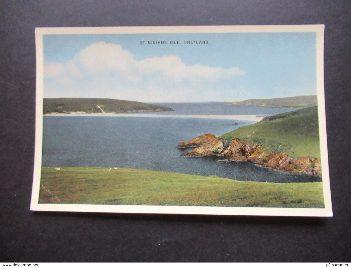 Foto AK Schottland St. Ninians Isle Shetland Picture Copyright Hughson Brothers Lerwick Shetland