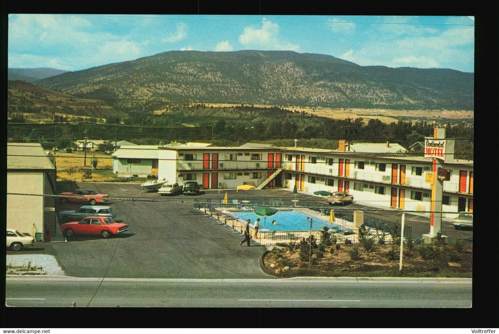 Foto AK The Continental Motel Skaha Lake Rd. Penticton British Columbia Canada, US Cars Oldtimer, old cars